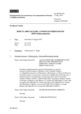 Giornale della 1054a Seduta speciale del Consiglio permanente