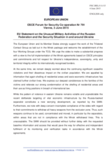 Statement by the Latvian EU Presidency on the situation in and around Ukraine