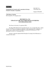 Forum for Security Co-operation Decision No. 7/13