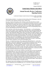 Statement by Mr. John Heffern, Deputy Assistant Secretary for European Affairs