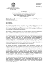 Statement by Mr. Andrei Galbur, Deputy Minister of Foreign Affairs and European Integration