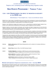 Programme of side events