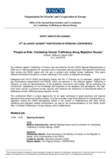 Draft Annotated Agenda 