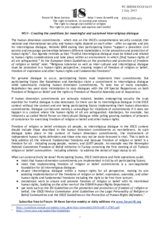 Session 2, Statement  