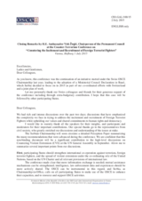 Closing Remarks by H.E. Ambassador Vuk Žugić, Chairperson of the OSCE Permanent Council 