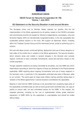 Statement by the Luxembourgian EU Presidency on the situation in and around Ukraine 