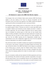 Statement by the Luxembourgian EU Presidency in response to the update by the Chief Monitor of the OSCE Special Monitoring Mission to Ukraine, Ambassador Ertugrul Apakan