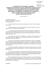 Statement by Sergey Lebedev, CIS Executive Committee Executive Director, at the 15th Alliance conference, 6 July 2015