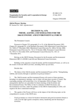 Permanent Council Decision No. 1176