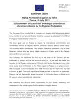 Statement by the Luxembourgian EU Presidency on the abduction and illegal detention of Ukrainian citizens by the Russian Federation