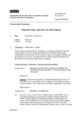 Journal of the 794th Plenary Meeting of the Forum for Security Co-operation