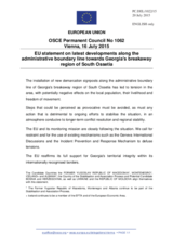 Statement by the Luxembourgian EU Presidency on the erection of so-called “State border” signs in Georgia near the Baku-Supsa pipeline