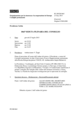 Giornale della 1063a Seduta plenaria del Consiglio permanente