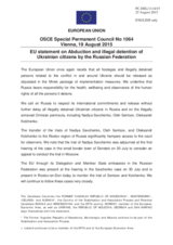 Statement by the Luxembourgian EU Presidency on the abduction and illegal detention of Ukrainian citizens by the Russian Federation