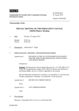 Journal of the 1065th Special Plenary Meeting of the Permanent Council