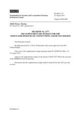 Permanent Council Decision No. 1177