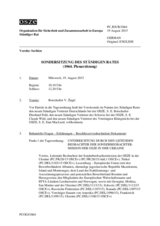 Journal der 1064. Sondersitzung des Ständigen Rates