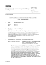 Giornale della 1064a Seduta speciale del Consiglio permanente