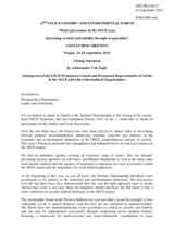 Closing Statement by Amb. Vuk Žugić, Chair of the Permanent Council, 2015 OSCE Chairmanship