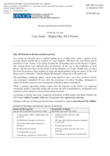 Summary of the Case Study - Maglaj May 2014 Floods 