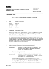 Journal of the 1063rd Plenary Meeting of the Permanent Council