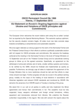 Statement by the Luxembourgian EU Presidency on the situation in and around Ukraine 