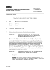 Journal of the 798th Plenary Meeting of the Forum for Security Co-operation