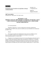 Décision No 1178 du Conseil permanent