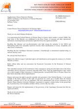 Session 1, Statement