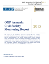 OGP Armenia: Civil Society Monitoring Report