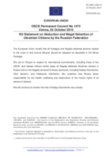 Statement by the Luxembourgian EU Presidency on the abduction and illegal detention of Ukrainian citizens by the Russian Federation