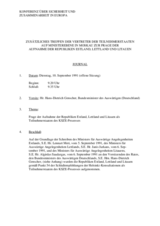 Final Document of the Additional Meeting at the Ministerial Level, Moscow, 10 September 1991 (de) Final Document of the Additional Meeting at the Ministerial Level, Moscow, 10 September 1991 (de)
