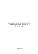 Schlussakte von Helsinki