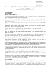 Statement by H.E. Pavlo Klimkin, Minister for Foreign Affairs