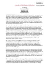 Statement by H.E. John Kerry, Secretary of State