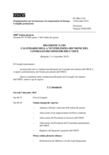 Decisione N.1193 del Consiglio permanente