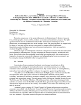 Opening Statement by Armenia