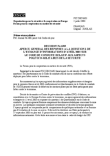 Forum for Security Co-operation Decision No. 6/03 (fr)