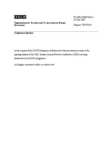 Statement by Amb. Alyaksandr Sychov, Belarus (ru)