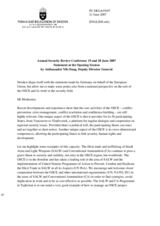 Statement by Amb. Nils Daag, Deputy Director General, Sweden