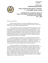 US Statement by Mr. Fata, Deputy Assistant Secretary of Defence for European and NATO Policy