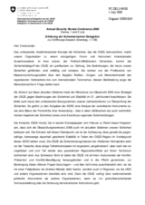 Statement by Switzerland