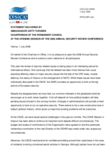 Opening Statement by Amb. Turunen, Chairperson of the Permanent Council