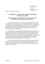 Food for Thought Paper by the Russian Federation