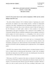 Speaking Notes by Turkey