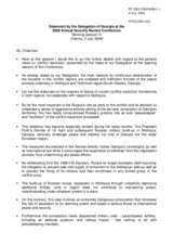 Statement by Georgia