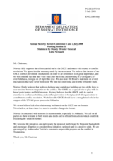 Statement by Norway
