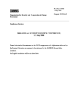 Statement by the Russian Federation in Response to the Statement delivered by the SACEUR General John Craddock (ru)