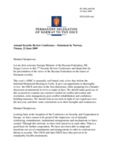 Statement by Norway