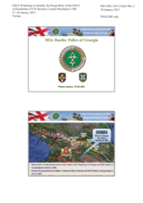 Presentation by MIA Border Police of Georgia